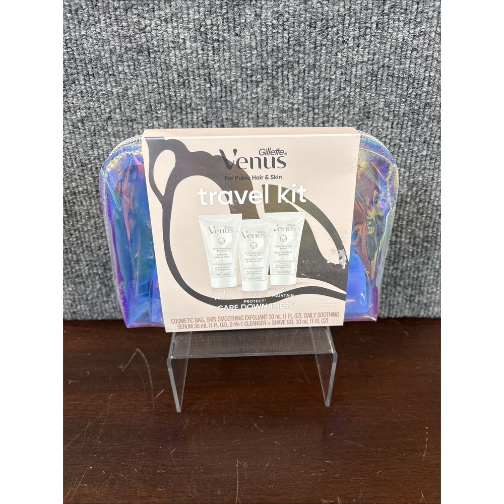Gillette Venus for Pubic Hair & Skin Travel Kit, Bag Included
